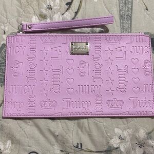 Juicy Couture Embossed Pink Clutch